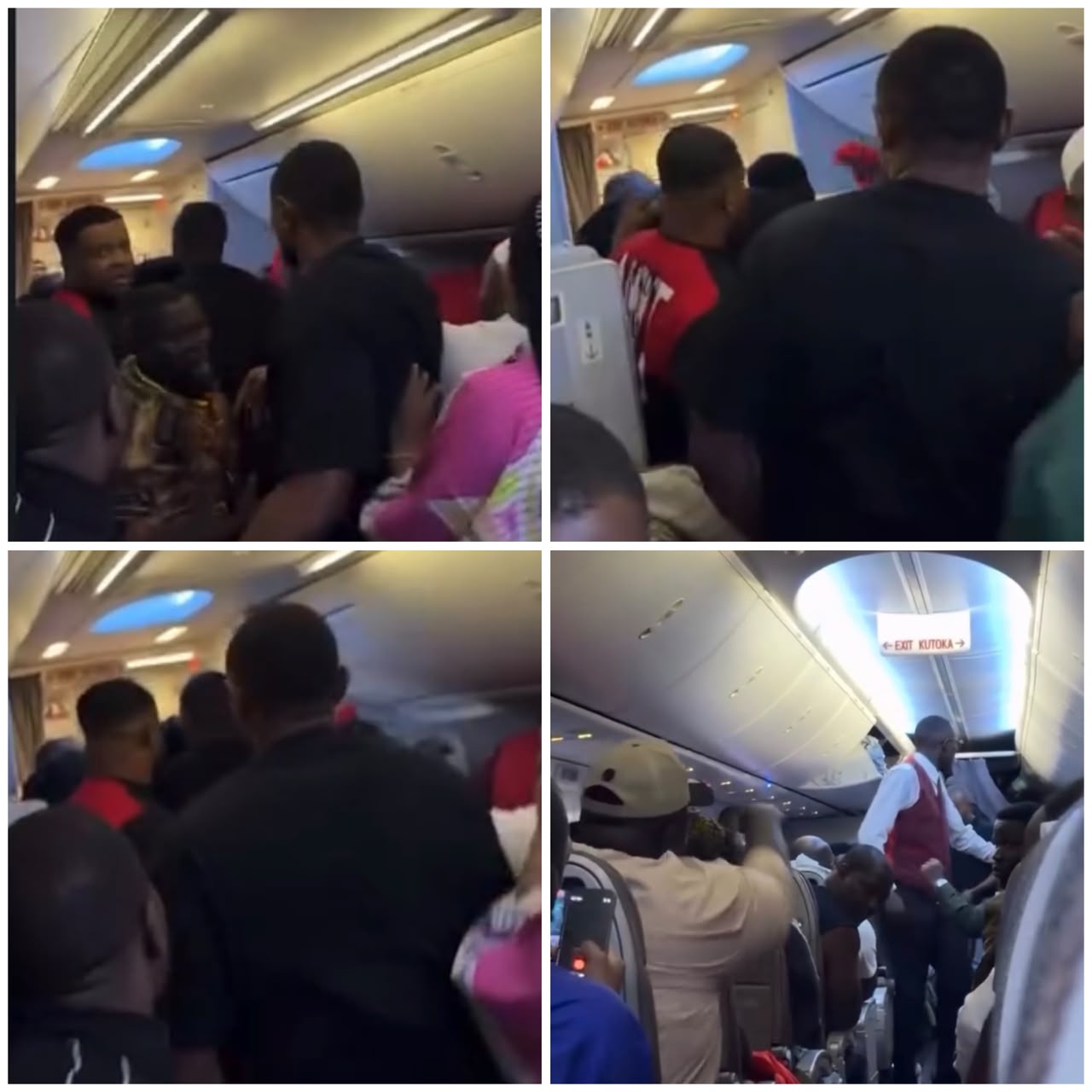 Male passenger 'd!es' aboard flight after he reportedly attempted to open the cabin door mid-air